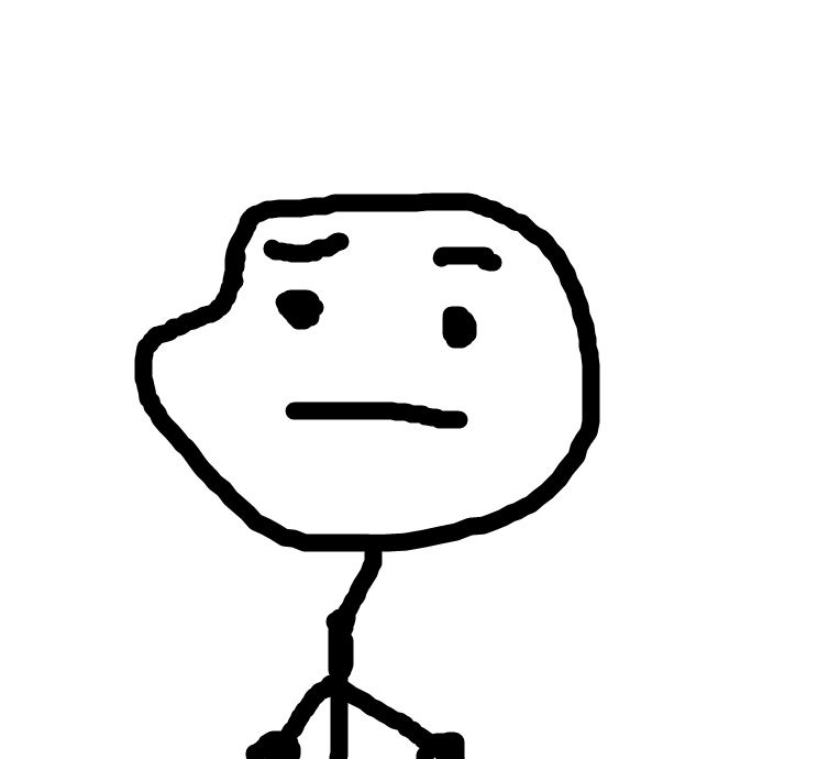 a good enough stickman drawing